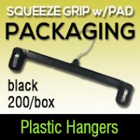 Squeeze Grip Plastic Blk W/ Pad 200 Bx